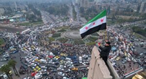 Ummayad Square Syria Revolution Flag GettyImages 2188791915 300x163